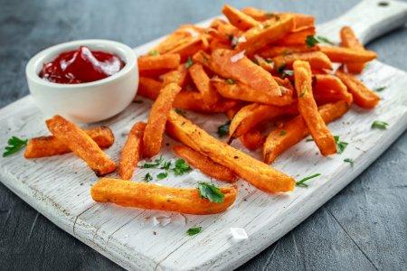 Картофель «Фри» из батата в аэрогриле – вкусный рецепт пошагово