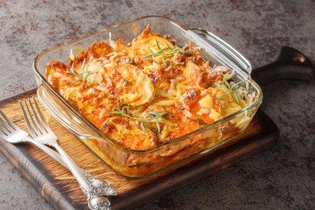 Запеченный батат с сыром в духовке – рецепт пошагово