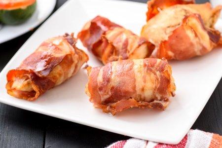Куриное филе в беконе в аэрогриле – рецепт пошагово