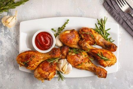 Куриные ножки в майонезе с чесноком в духовке – рецепт пошагово