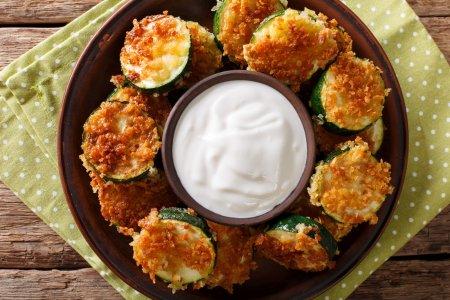 Кабачки в панировке в аэрогриле – вкусный рецепт пошагово