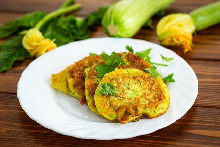 Оладьи из кабачков в аэрогриле – простой и вкусный рецепт