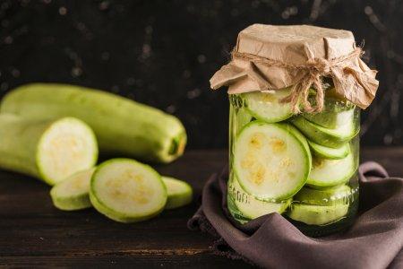 Маринованные кабачки кружочками без стерилизации на зиму