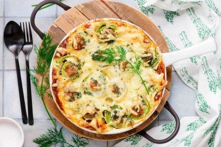 Потрясающие рулетики из кабачков с фаршем в духовке