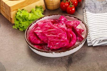 Хрустящая маринованная капуста со свеклой – рецепт вкусной закуски