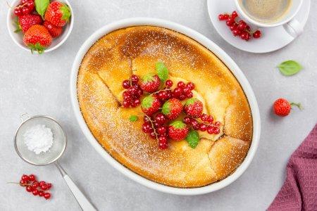 Вкуснейшая творожная запеканка со сгущенкой в духовке