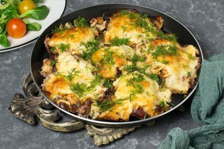 Куриная печень по-царски с сыром в духовке – простой и вкусный рецепт