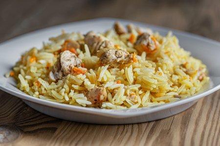 Плов с курицей в аэрогриле – отличный рецепт пошагово
