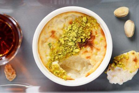 Турецкий рисовый пудинг в духовке – рецепт пошагово