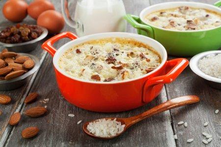 Пудинг из рисовой каши в духовке – вкусный рецепт пошагово