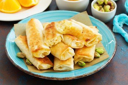 Трубочки из теста фило с творожной начинкой – вкусный рецепт