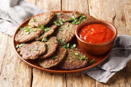 Оладьи из говяжьей печени с морковью и луком – простой рецепт