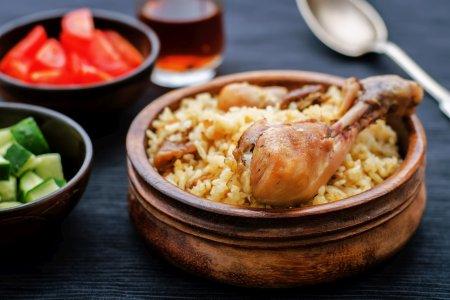 Плов с курицей в афганском казане на плите – рецепт пошагово