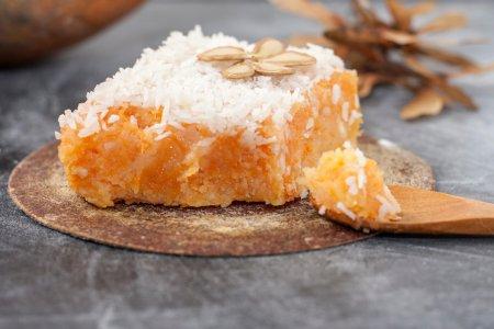 Манник с тыквой на кефире в духовке – простой и вкусный рецепт