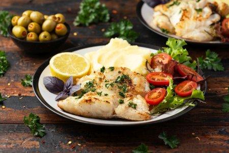 Стейки трески в аэрогриле – простой и очень вкусный рецепт