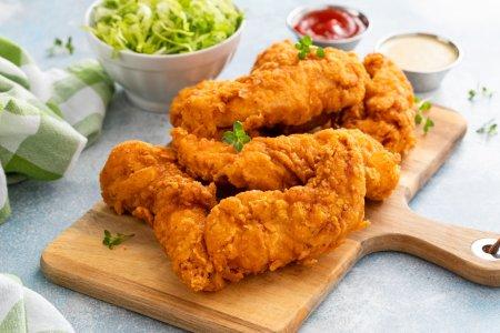 Замороженные куриные стрипсы в аэрогриле – рецепт пошагово