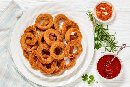 Замороженные луковые кольца в аэрогриле – рецепт пошагово