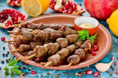 Куриные сердечки в аэрогриле на шпажках – рецепт пошагово