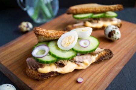 Бутерброды с копченым тунцом: очень вкусные и быстрые