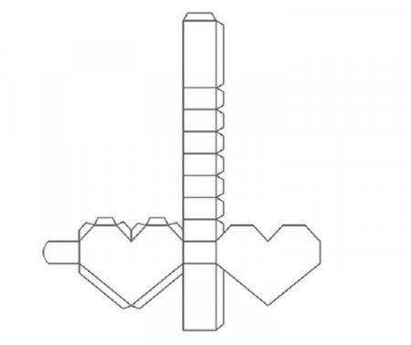 Цельная коробка-сердце - Как сделать коробку из бумаги