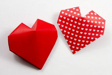 Как сделать сердечко из бумаги: 6 простых схем