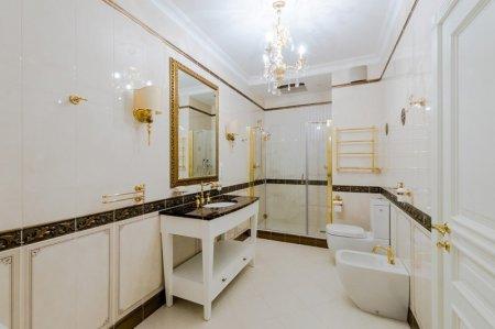 Матовые натяжные потолки в ванной комнате