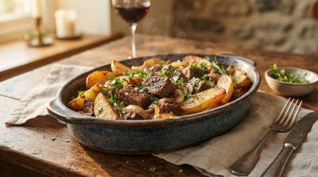 Картошка с мясом в духовке: 15 простых и вкусных рецептов