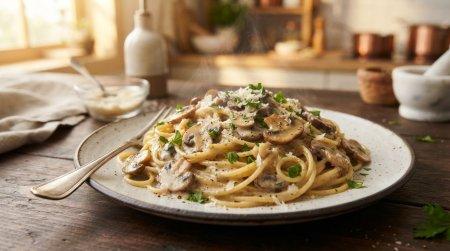 Паста с грибами: 12 вкусных рецептов (пошагово)