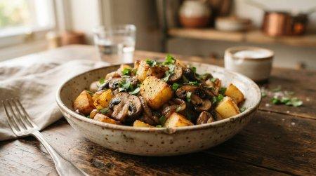 10 рецептов очень вкусной картошки с грибами на сковороде