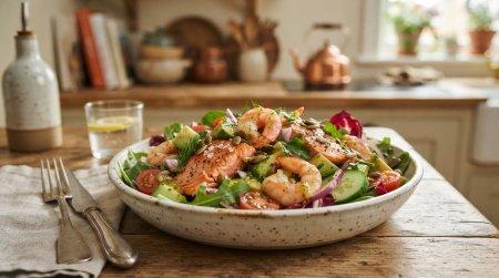 Салаты с красной рыбой и креветками: 15 простых и вкусных рецептов
