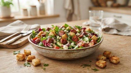 15 вкусных салатов с колбасой и сухариками, которые стоит приготовить