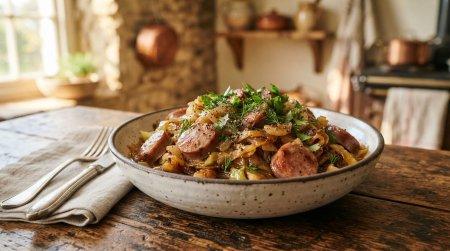 10 шикарных рецептов тушеной капусты с сосисками