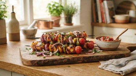 12 рецептов сочного куриного шашлыка на шпажках в духовке