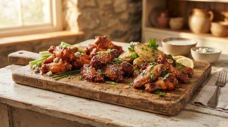 12 рецептов нежных куриных крылышек на сковороде