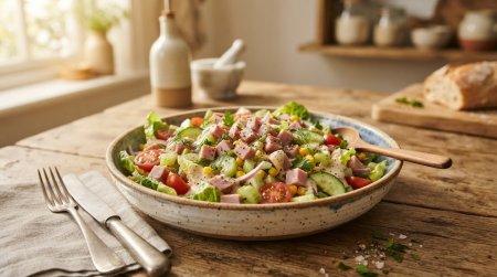 20 отличных салатов с ветчиной на любой вкус и бюджет