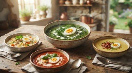 20 легких и очень вкусных супов с яйцом