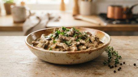 Бефстроганов из свинины: 15 быстрых и вкусных рецептов