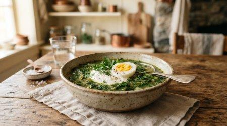 15 вкусных и сытных зеленых борщей