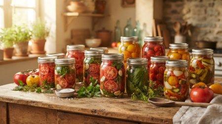 20 простых и вкусных салатов из помидоров на зиму