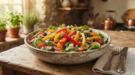 20 быстрых и вкусных салатов с болгарским перцем