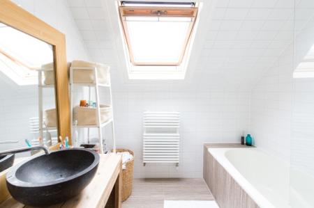 Дизайн ванной комнаты в скандинавском стиле (70 фото)